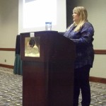 Melody Jones presenting on social media at Author University/